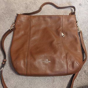 Large Leather Authentic Coach purse